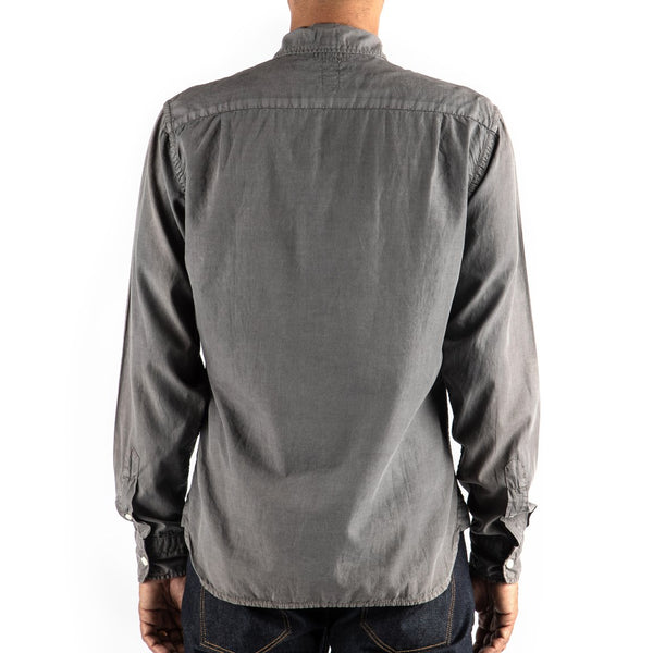 Hiroshi Kato | "The Ripper" Long Sleeve French Seam Shirt | Tencel & Cotton Blend