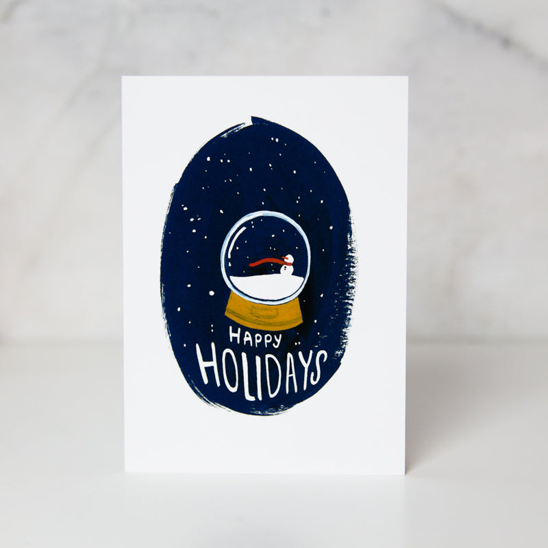 Wunderkid | Snow Globe Holidays Card