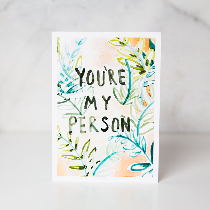 Wunderkid | You're My Person Card