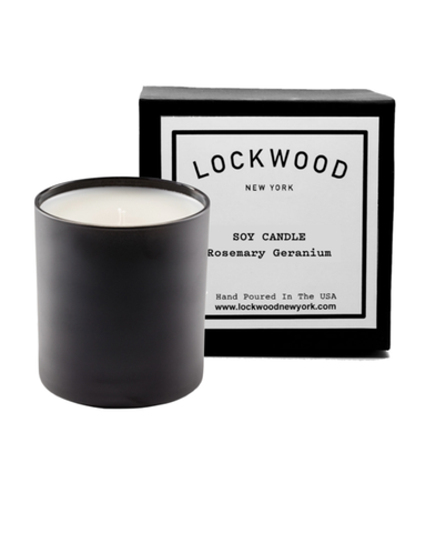 Lockwood NY | Rosemary Geranium Soy Candle