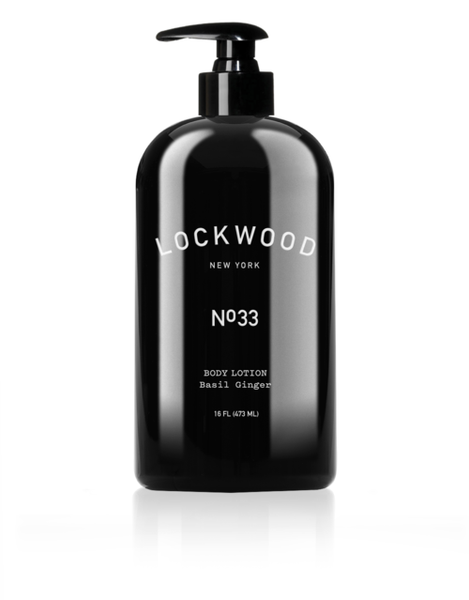 Lockwood NY | No. 33 Basil Ginger Body Lotion