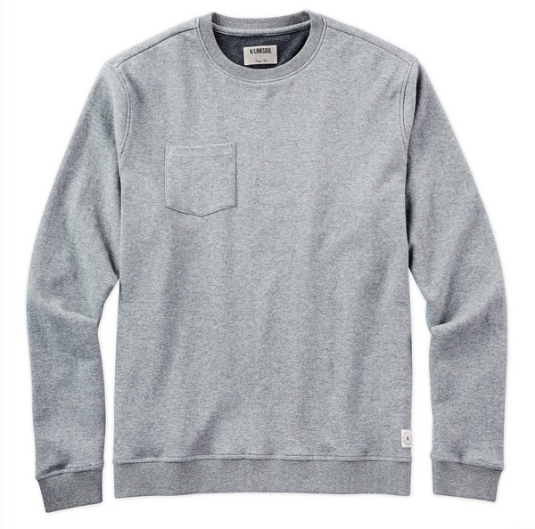 Linksoul | Pocket Crewneck Sweatshirt