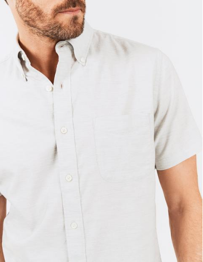 Faherty | Short Sleeve Stretch Oxford Shirt