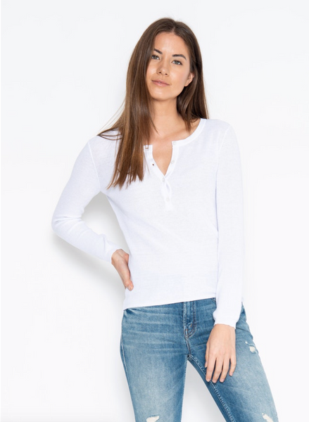 One Grey Day | Sterling Long Sleeve Henley