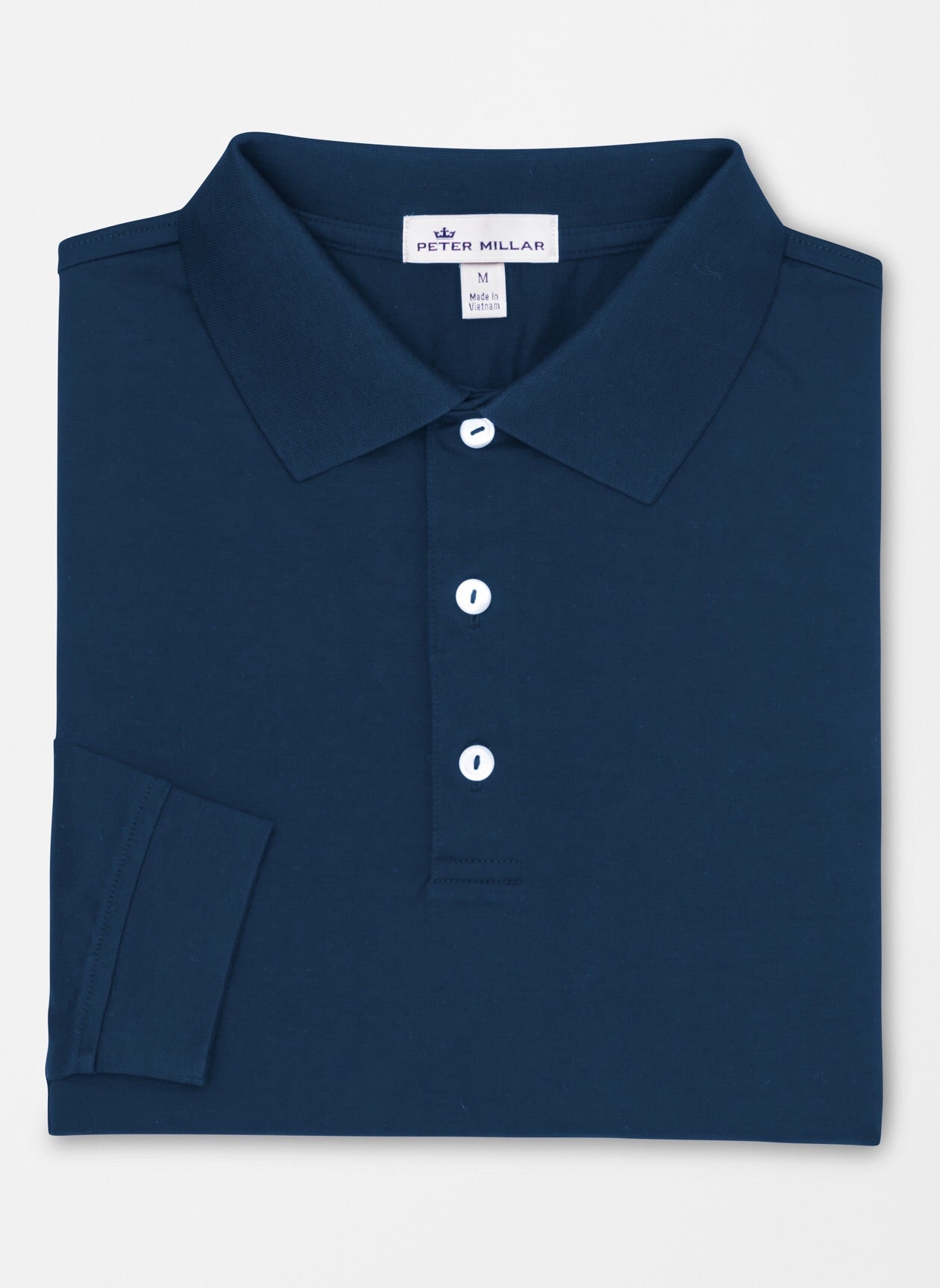 Peter Millar | Crown Ease Solid Cotton Long Sleeve