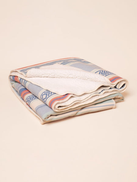 Faherty | Recycled Sherpa Blanket | Paradise Sky